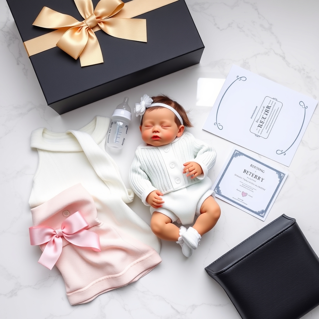 Accessori e confezione regalo per bambole reborn