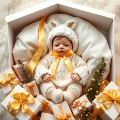 Bambola reborn come regalo in confezione lusso