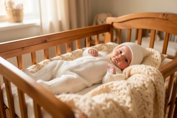 bambole reborn silicone full body neonato che dorme nella culla