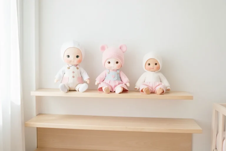 bambole reborn prezzi diverse fasce su mensole legno confronto