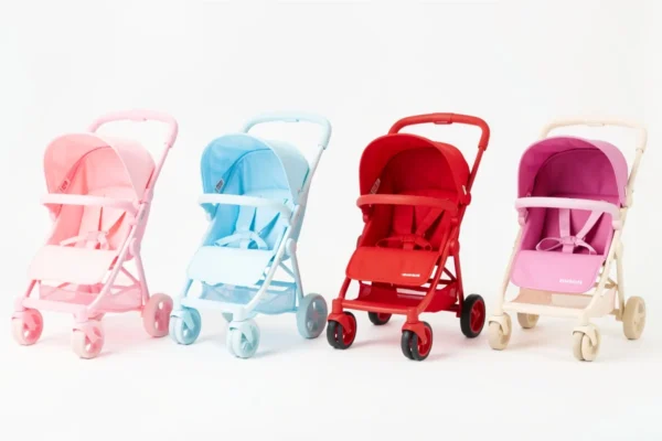 passeggini bambole reborn confronto colori rosa azzurro rosso classico