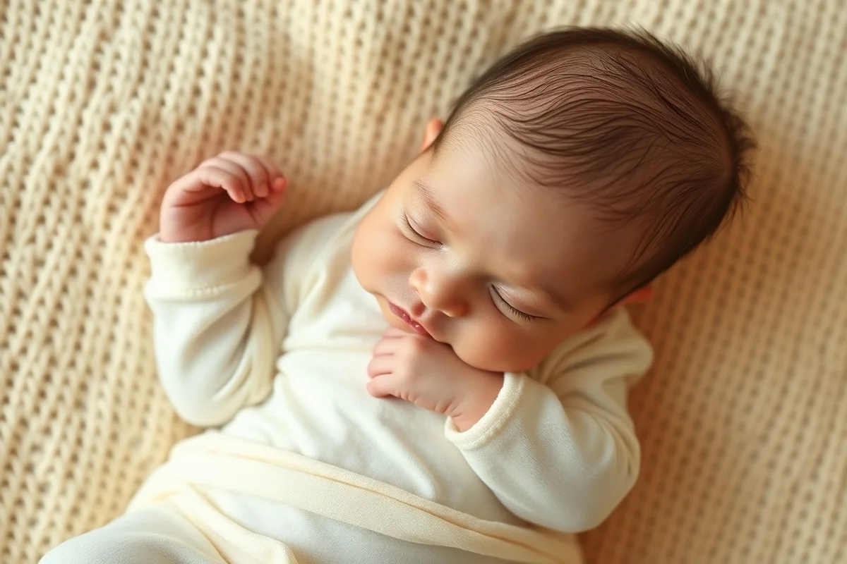 nonna e nipote sedute sul divano, nonna che tiene teneramente un neonato in abito con pizzo bianco, salotto italiano accogliente con luce del tramonto