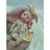 Bambola Reborn Bianca Mini 18cm — Silicone Platinum Edizione Limitata, Pelle Morbida e Naso Piccolo — immagine 4 Bambola Reborn Bianca Mini 18cm — Silicone Platinum Edizione Limitata, Pelle Morbida e Naso Piccolo