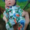 Bambola Reborn Lan Mini 18cm — Micro Preemie Full Body Silicone Maschietto Espressione Angry — immagine 8 Bambola Reborn Lan Mini 18cm — Micro Preemie Full Body Silicone Maschietto Espressione Angry