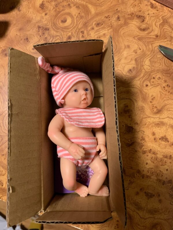 Bambola Reborn Lily Mini 15cm — Genesis Hand-Painted Artist Edition Femminuccia 4 Combinazioni Occhi e Vestito — immagine 8 Bambola Reborn Lily Mini 15cm — Genesis Hand-Painted Artist Edition Femminuccia 4 Combinazioni Occhi e Vestito