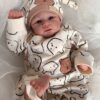 Bambole Reborn Gemelli Ana e Luigi 6 Bambole Reborn Gemelli Ana e Luigi — Coppia Awake 49cm con Occhi Azzurri e Marroni
