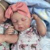 Bambole Reborn Gemelli Martina e Adriano 3 Bambole Reborn Gemelle Martina e Adriana — Due Sorelline Dormienti 50cm, Vinile Bagnabile, Ciglia Vere