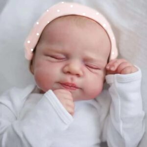 Bambola Reborn Mia 45cm — La Più Leggera 0,8 kg, Sleeping Baby Profumata