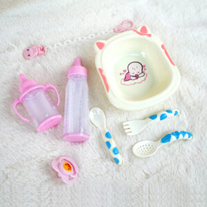 Set Biberon e Ciuccio per Bambole Reborn — Accessori Completi per Pappa e Coccole dettaglio